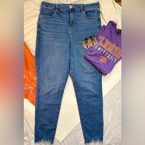 American eagle high waist curvy jeans